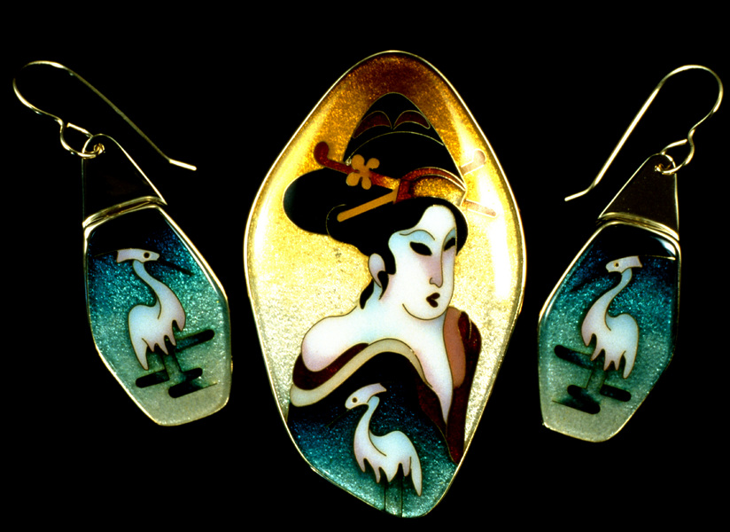  :  : DON VIEHMAN  CLOISONNE and ENAMELING